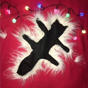 NWT Ugly Christmas Sweater Fried Cat from Griswolds Light Up String